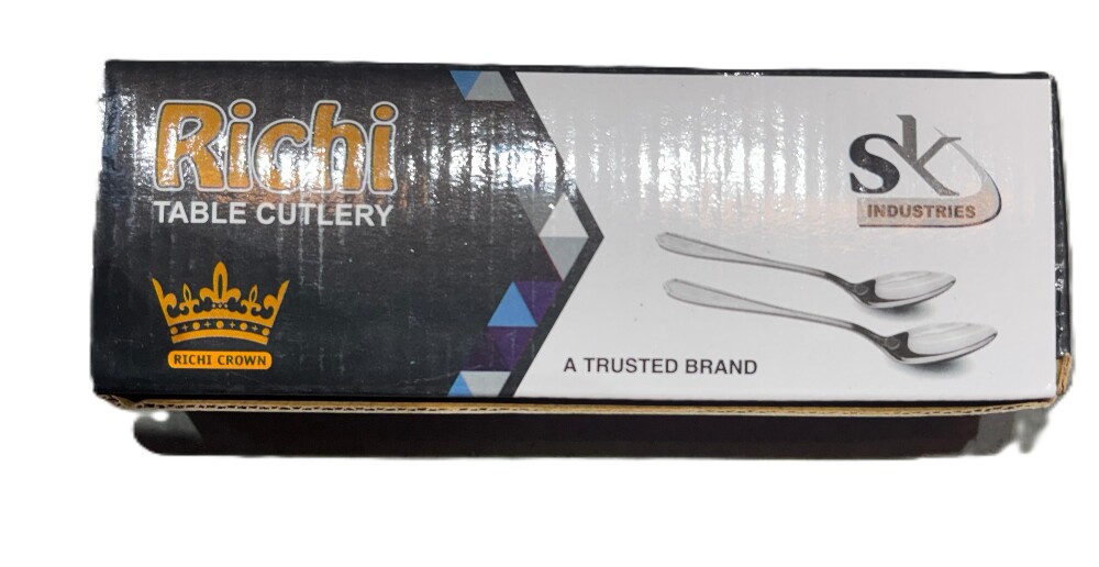 Richi Table Cutlery Dessert Spoon 10+2