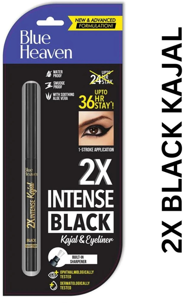 Blue Heaven 2X Intense Black Kajal & Eyeliner 0.30GM
