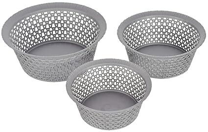 Altime Easy Round Baskets (3Pc Set)
