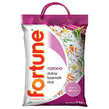 Bulk Deal - Fortune Rozana Dubar Basmati Rice 5 kg ( Pack of 2 )