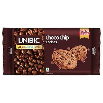 Unibic Choco Chip Cookies Super Saver Pack, 450g
