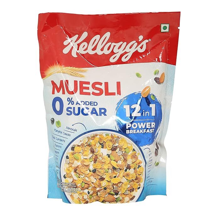 Kellogg's No Added Sugar Muesli, 400 gm