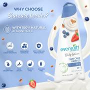 Everyuth Naturals Sun Care Berries Body Lotion - With Almond Milk, SPF 15, Natural Moisturizer, 200 ml