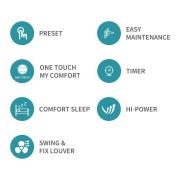 TOSHIBA 1 Ton 3 Star Inverter Split AC (Copper, RAS-13HKCV3G-INT +RAS-13HACV3G-INT, Gloss White)