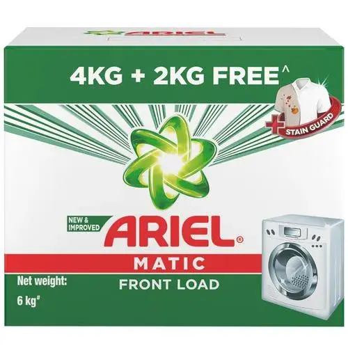 Ariel Matic Front Load, 4 Kg + 2 Kg (6Kg)