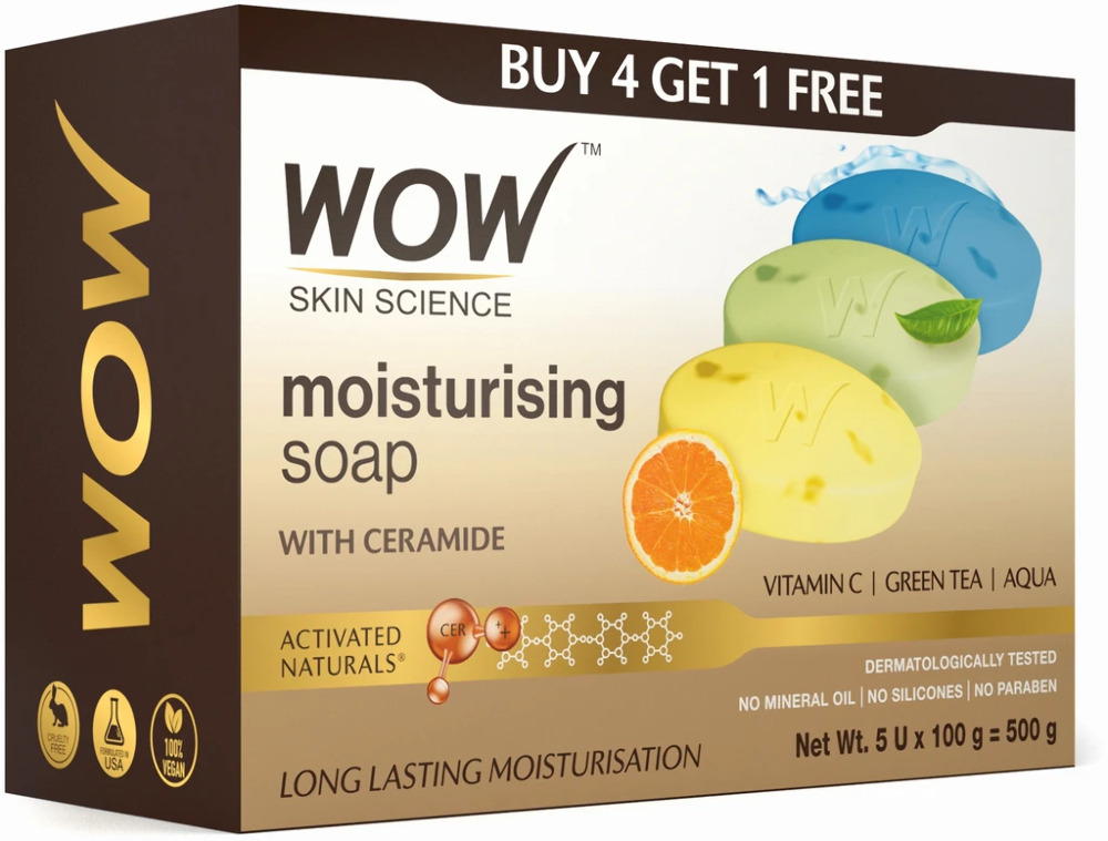 Wow Moisturising Soap With Ceramide 500GM 5U