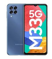 Samsung Galaxy M33 5G (Deep Ocean Blue, 8GB, 128GB Storage) | 6000mAh Battery | Upto 16GB RAM with RAM Plus | Without Charger