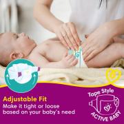 Pampers Active Baby Taped Daipers- Large Size (L) , 18 Baby Diapers