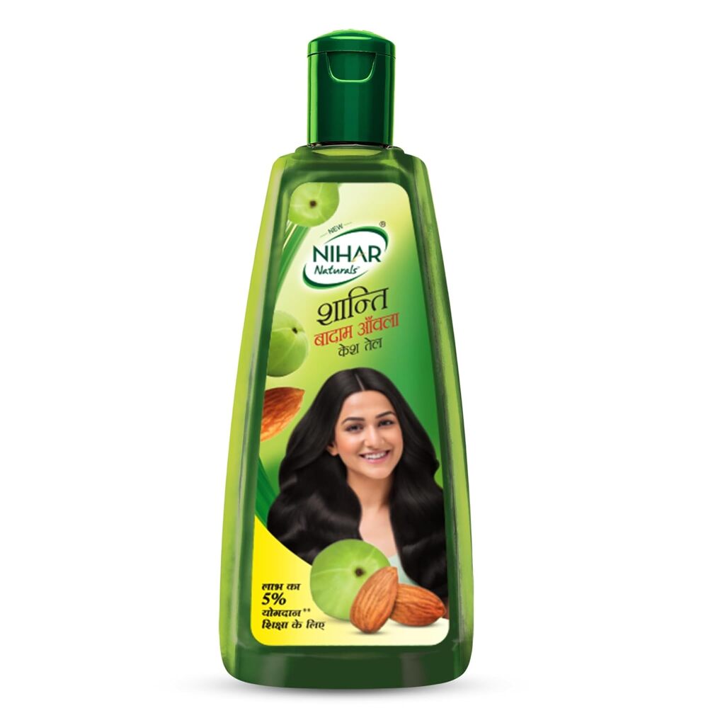 Nihar Naturals Shanti Badam Amla Kesh Oil 550ml