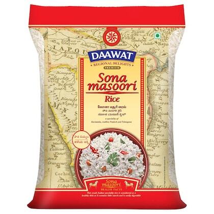 Bulk Deal - Daawat Sonamasoori Rice 10 kg ( Pack of 2 )