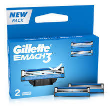 Gillette Men Mach 3 Shaving+ 2 Cartridge
