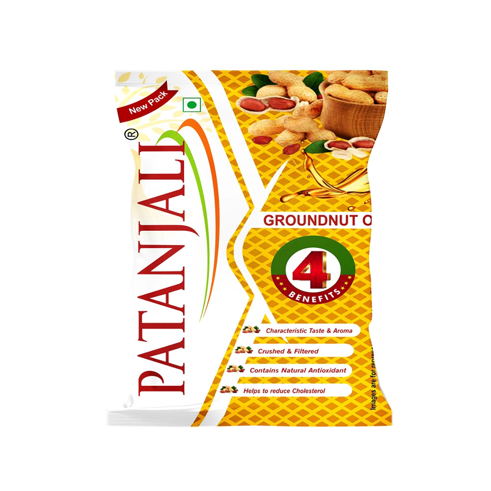 Patanjali Aastha Groundnut Oil, 1L