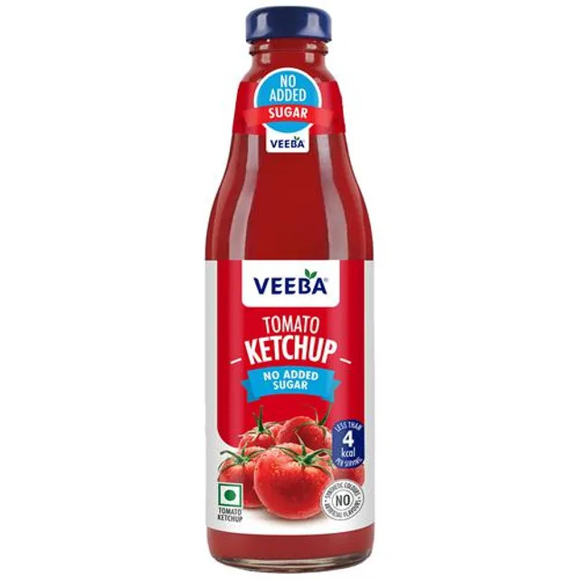 VEEBA Tomato Ketchup No Added Sugar, 460 gm