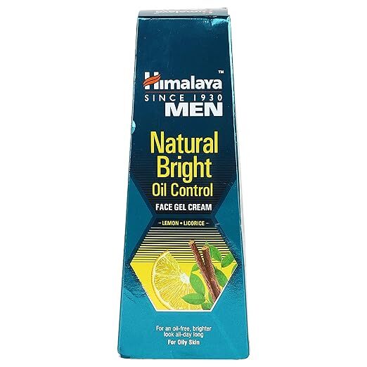 Himalaya Men Natural Bright Oil Control Face Gel Cream, 50 gm