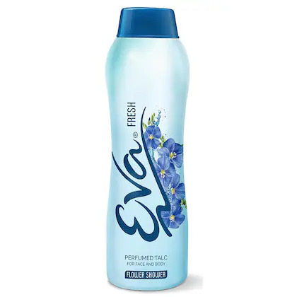 Eva Fresh Flower Shower Perfumed Talc for Face & Body 400 g