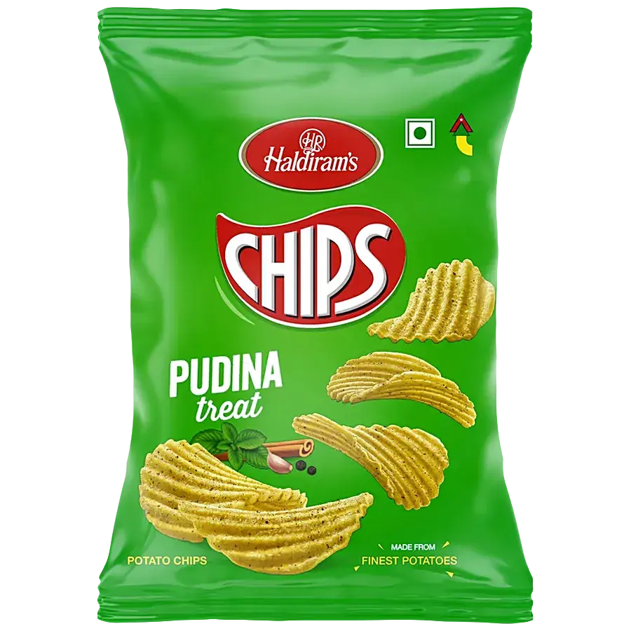 BULK DEAL- Haldiram Chips Pudina treat 55g (Pack of 20)