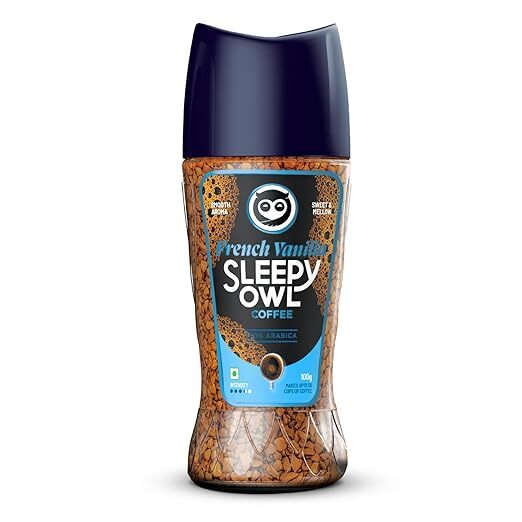Sleepy Owl French Vanilla Coffee 100% Arabica 100gm