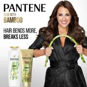 Pantene Bamboo Shampoo - Strong & Flexible, Advanced Hair Fall Solution, Protects Against Damages 180 ml