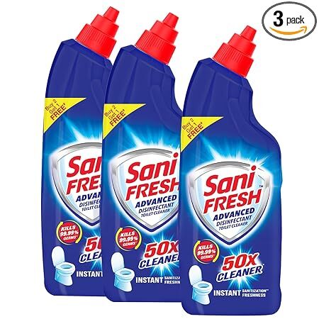 Sani Fresh Advanced Disinfectant Toilet Cleaner, 1.56L*3