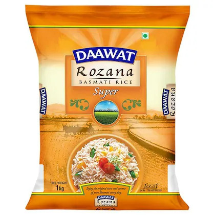 Daawat Rozana Super Basmati Rice 1 kg