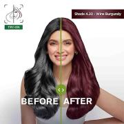 Garnier, Hair Colouring Creme, Long-lasting Colour, Smoothness & Shine, Color Naturals, Shade: 4.20 Wine Burgundy, 70ml + 60g