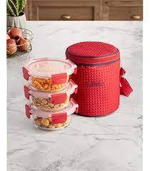 Dubblin Oxford Lunch Box Set includes 3 square 390ml