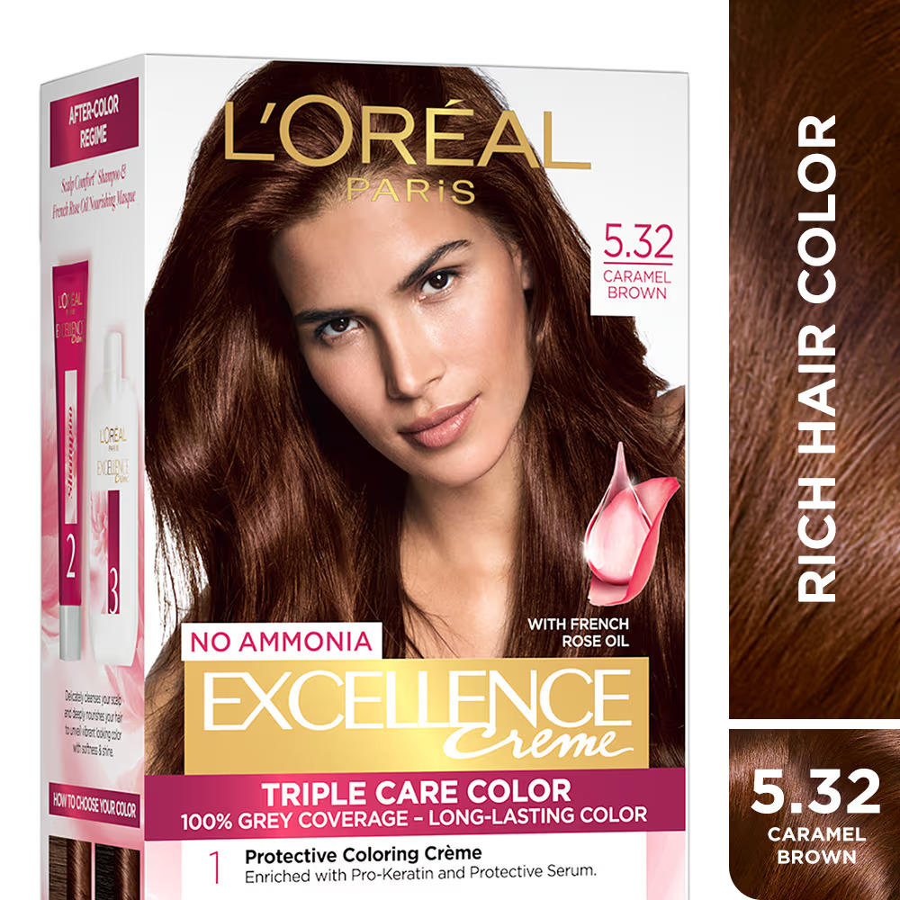 L'OREAL Excellence Crème Regular (5.32 Caramel Brown)