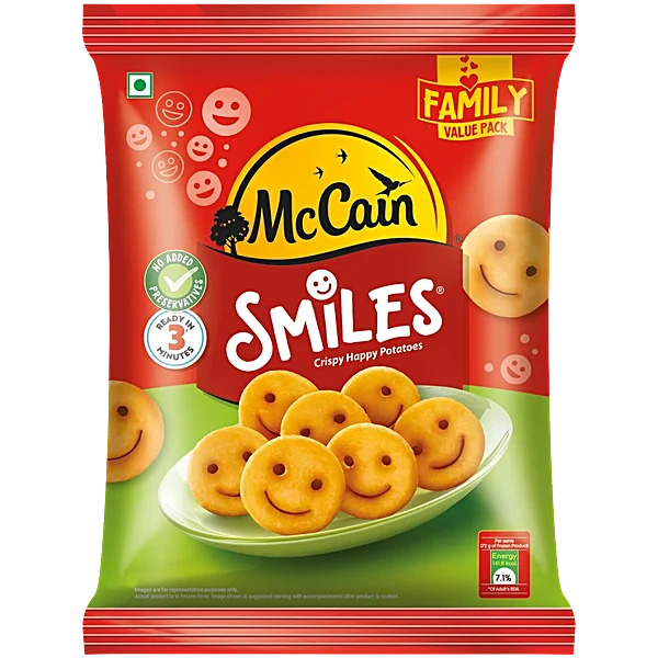 Mccain Smiles 72gm