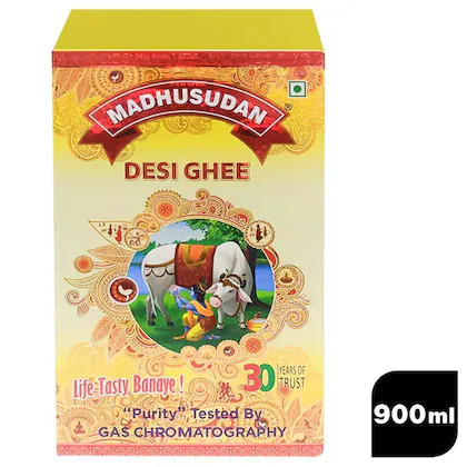 Madhusudan Desi Ghee 900ML