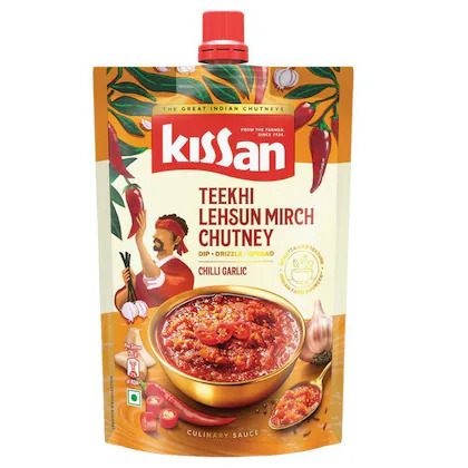 Kissan Teekhi Lehsun Mirch Chutney 200gm