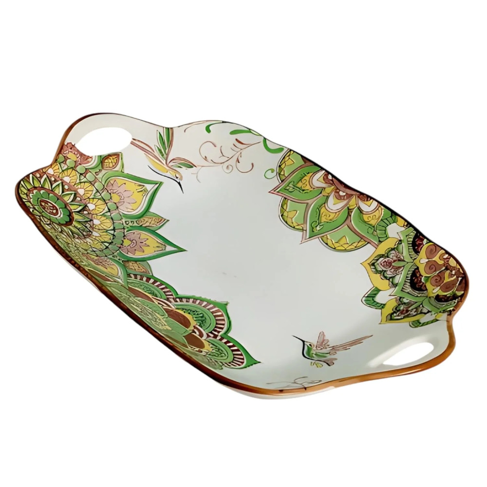 Lemon Tree Wave Platter Aurora Collection