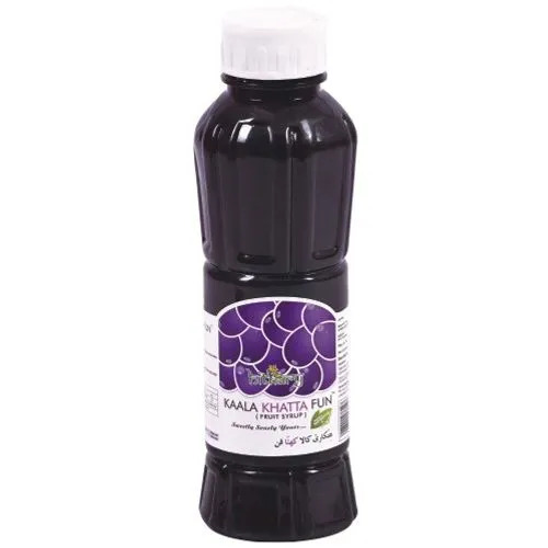 Hitkary Syrup Kaala Khatta Fun Fruit, 700 ml Bottle
