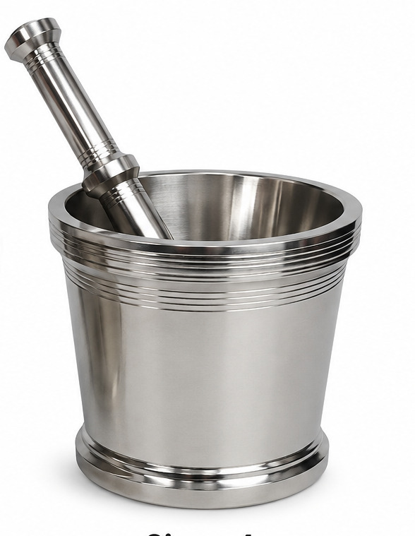 Premium OM Heavy Mortar & Pestle No.4