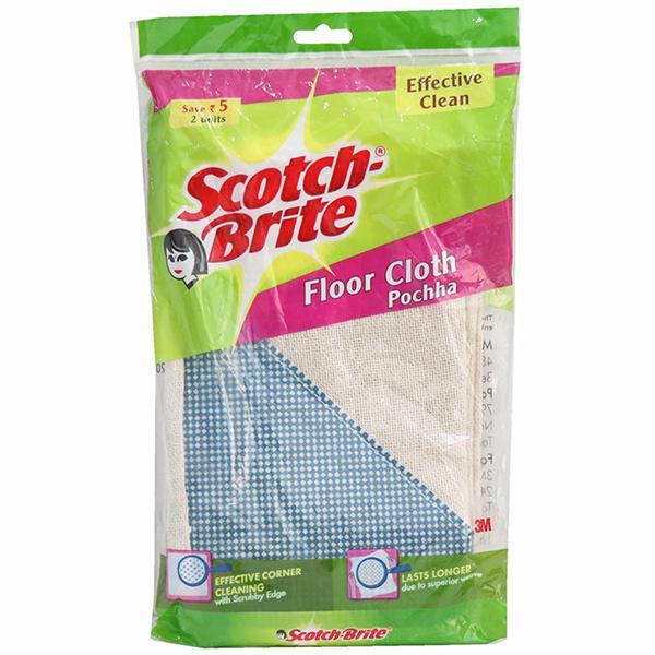 Scotch-Brite Floor Cloth Pochha, 48 cm x 53 cm, 2 Pack