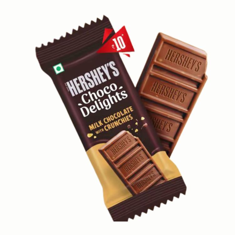 Hershey's Choco Delighta Milk Chocolate With Crunchies 10.3g