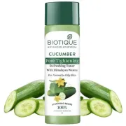 Biotique Bio Cucumber Pore Tightening Toner With Himalayan Waters, 120 ml