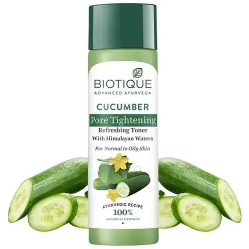 Biotique Bio Cucumber Pore Tightening Toner With Himalayan Waters, 120 ml