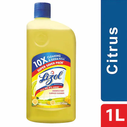 Lizol DISINFECTANT Surface Cleane, 1Ltr.