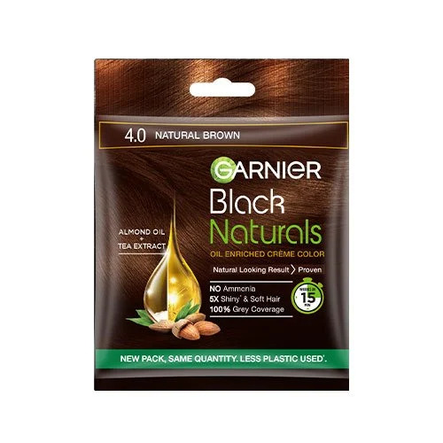 Garnier Black Naturals Shade 4 Natural Brown