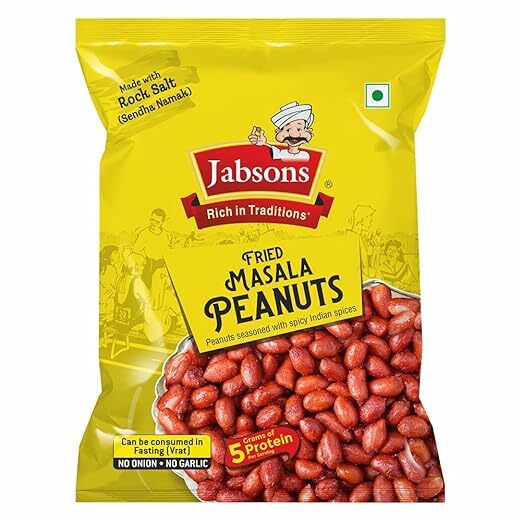 Jabsons Fried Masala Peanuts, 160G
