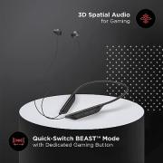 boAt Rockerz 375 Wireless Bluetooth in Ear Neckband Headphone with Mic (Active Black)