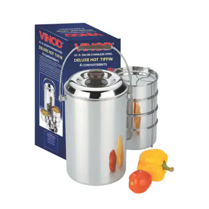 Vinod Stainless Steel Delux Hot Tiffin