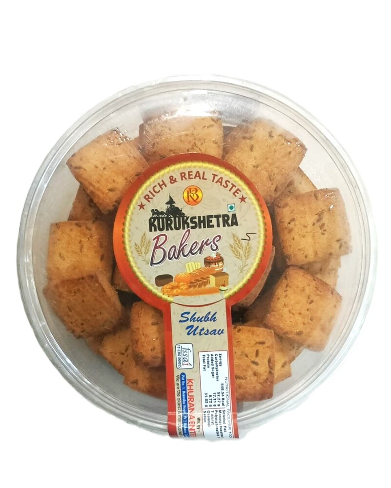 Kurukshetra Bakers Shubh Utsav Jeera Biscuits 500gm
