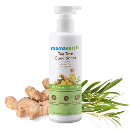 Mamaearth Tea Tree Conditioner with Tea Tree and Ginger Oil for Dandruff Free Hair 250ml