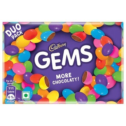 Cadbury Gems More Chocolaty, 23.7G