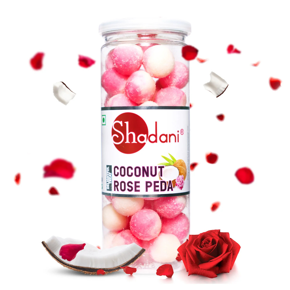 Shadani Coconut Rose Peda Can 200g