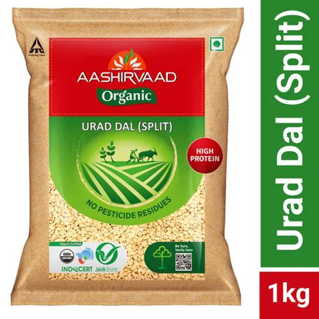 Aashirvaad Nature's Super Foods Organic Urad Dal, 1 kg