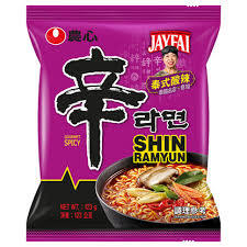 Nongshim Tom Yum Flavor Shin Ramyun Noodles 123G