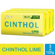 Cinthol Lime Refreshing Deo Soap, 125 g (Pack of 3)