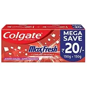 Colgate MaxFresh 300g (150g x 2, Pack of 2) Toothpaste